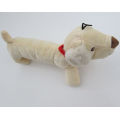 perro de peluche chirriante de peluche mastica juguete